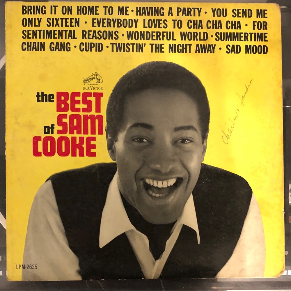The Best of Sam Cooke Vinyl Record Album Cover